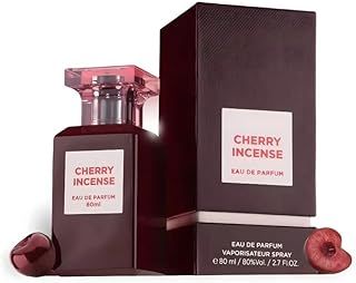 Fragrance World Cherry Incense Perfumed Water Unisex 80ml Eau de Parfum Arabic Perfume for Men and Women