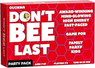 QUOKKA Party Card Games For Adults - Family Board Games For Kids 6-8+ And Adults - Fast Paced - Easy to Learn - 2-6 Players - Fun Family Party Night for Teen Boys and Girls Ages 7-10