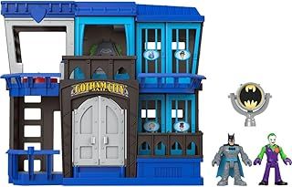 Fisher-Price Imaginext DC Super Friends Batman Toy Gotham City Jail Recharged Playset for Preschool Pretend Play Kids Ages 3+ Years, HHP81