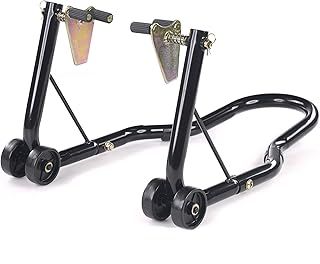 Motorcycle Front Track Paddock Stand Black