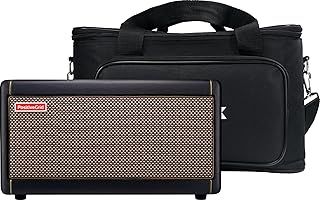 Positive Grid Spark Guitar Amplifier, Electric, Bass and Acoustic Guitar 40-Watt Combo Amp, Mobile App (Spark Black Bag Bundle)