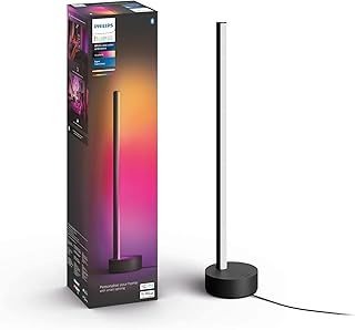 Philips Hue Signe White and Colour Ambiance Gradient Table Lamp [Black] Smart Lighting with Bluetooth. Works with Alexa, Google Assistant and Apple Homekit.