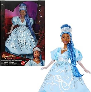 Mattel Disney Descendants: The Rise of Red Cinderella Fashion Doll with Movie-Inspired Royal Gown & Accessories, HWV08