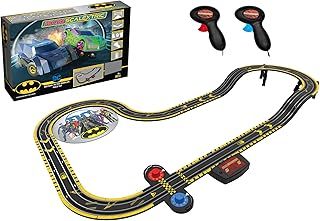 Micro Scalextric Sets for Kids Age 4+ - Batman vs The Riddler Construction Set - Battery Powered Racing, Slot Cars Kids' Play Vehicles - Mini Toy Tracks for Boys