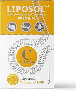 Aliness Liposomal Vitamin C 1000mg Sachets for Immune Health - 40 Softgel Slow Release Sachets with Premium Liposomal Absorption Technology - Vitamin C Supplement for Adults Liposol
