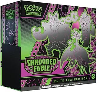 Scarlet & Violet: Shrouded Fable SV6.5 Elite Trainer Box with 9 Booster Packs, 1 Full Art Card and Much More in English + Heartforcards® Shipping Protection