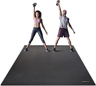 Miramat® Giga - Ultra Large Premium Exercise Mat (244 x 183cm; 7mm Thick) - Durable Non-Slip Workout Mats for Home Gym, Crossfit, P90X, HIIT, Cardio Equipment, Yoga, and More