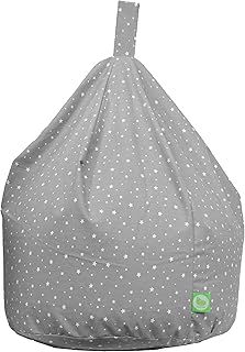 Cotton Grey Stars Bean Bag Child Size