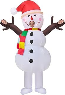 Arokibui Inflatable Christmas Costume - Blow Up Suit for Halloween, Festivals & Carnivals