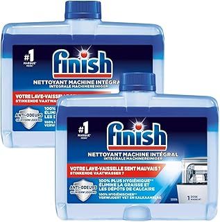 Finish Dishwasher Machine Cleaner | Original | 2 Washes (250ml x 2) |Deep Cleans and Helps to prolong life of your dishwasher