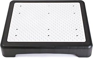 Good Ideas Instant Height Non Slip Outdoor Half Step Instantly Reduces Height of doorsteps. Mobility Aid, Black and Grey, L 495MM X B 395MM X H 95MM