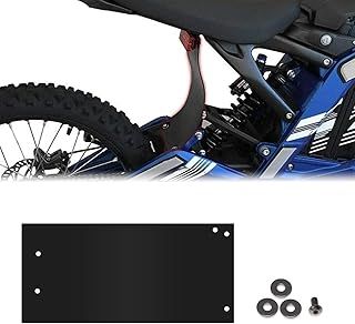 Rear Fender, Rear Shock Absorption Mud Guard Mud Flap, Rear Shock-absorbing Dust Cover,Rear Shock Dirt Protector For Sur-Ron Surron Light Bee Segway X260 Dirt Bike, 11.2 × 5.3'' (Black)…