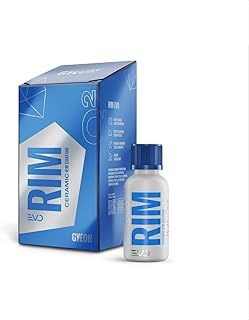 GYEON Q² Rim EVO - Ceramic Coating for Painted, Powder-Coated, Polished & Anodised Rims - Temperature Resistant, Self-Cleaning Lasting Protection on Wheel Surfaces - 30 ml