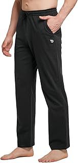 baleaf Mens Tracksuit Bottom Joggers with Pockets Running for Men Pants Cotton Sweatpants Elasticated Waisted