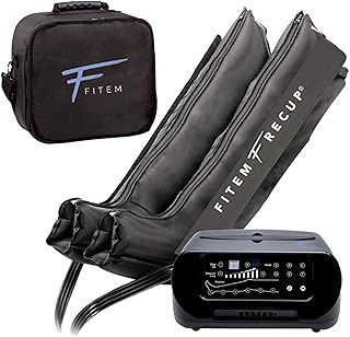 Pressotherapy Boots 6 x Programmes – 6 Chambers – Deep Massage Legs, Feet – Lymphatic Drainage, Heavy Legs, Edema, Lymphedema, Lipoedema, Cellulite – Sports Recovery (L (1m76-1m87))