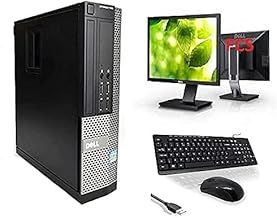Optiplex Dell Intel i7-2600 Quad Core 16GB RAM 256GB SSD + 1TB HDD WiFi Windows 10 Desktop PC 22 FCS Computer Bundle (Renewed) (Renewed)
