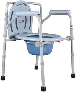 Morimoe Commode Toilet Chair for Elderly, Height Adjustable Potty Chair, 3-in-1 Bedside, Easy to Move and Clean