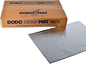 DEADN Hex sound deadening mat, 20 Sheets, 20 sq.ft (1.8sq.m), car & van sound proofing, vibration damping