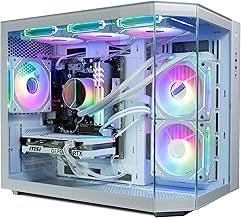 ionz Gaming PC - Desktop Computer, Ryzen 7 5700X, NVIDIA RTX 4060,16GB RAM 1TB SSD, Windows 11, 500W 80+ PSU, WiFi APEX,Black