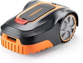 LawnMaster L10 Robotic Lawnmower. Fully Automatic Robot Mower with Auto Charging Docking Station & 20V MAX 2.0Ah Lithium-Ion Battery. For Lawns up to 400m², 18cm Cut Width, Cut Height Adjust