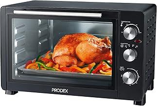 Prodex PX7030B 30 Litre Tabletop Mini Oven, 1500W Electric Cooker & Grill, Ideal for Roasting, Baking, Grilling & Reheating, Temperature Range: 100-230°C, Black