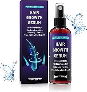Minoxidil 5% Hair Growth Serum for Men/Women, Rosemary Oil for Hair Growth, Reduces Hair Loss,Hair Oil for Dry Damaged Hair, Minoxidil Formula, Thickening Hair and Beard, Gentle,Refreshing, 60ml