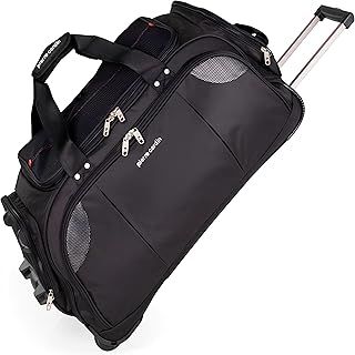 Pierre Cardin Lightweight Roller Holdall with Wheels - Durable Medium Sized Travel Duffel Bag on Wheels, Large Capacity 78L Wheeled Duffle Suitcase CL769 (Medium 26")