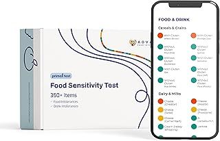 AFIL | Food & Drinks Sensitivity Intolerance Testing Kit for Adults & Kids | 350+ Items, Gluten, Dairy | Primal at Home Test Kit |
