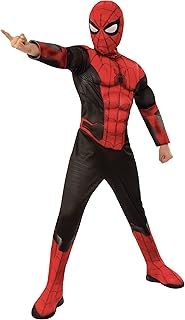 Rubie's Official Marvel Spider-Man No Way Home Deluxe Childs Black and Red Costume, Kids Superhero Fancy Dress Halloween