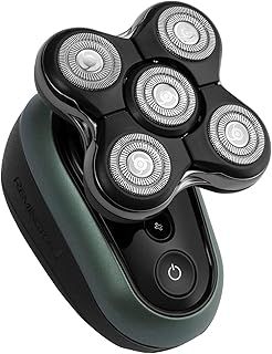 Remington RX7 Balder™ Ultimate Head Shaver (Cordless, 60-Min Usage, USB, 5 Cutting Heads Skin Close Results (0.2mm), Turbo, Wet & Dry, Easy Clean, Waterproof, Pop-up Trimmer, Travel Pouch) XR1600