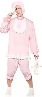 Wicked Costumes Adult Unisex Cute Baby Girl Fancy Dress (Men: One Size) Pink