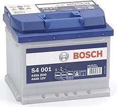 Bosch S4 001 Car Battery 44 A/h - 440 A - 12 V Battery, Type 063, Lead-acid for Non-Start/Stop Vehicles, Left (-) Right (+), 207 x 175 x 175 mm