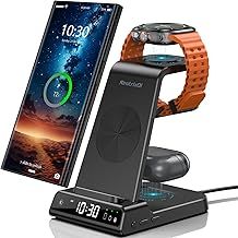 Samsung Wireless Charger for Galaxy S25 Ultra, Watch 7 Ultra, S24 Z Flip 6, Buds Pro 2 - Charging Station for Galaxy Watch 6 5