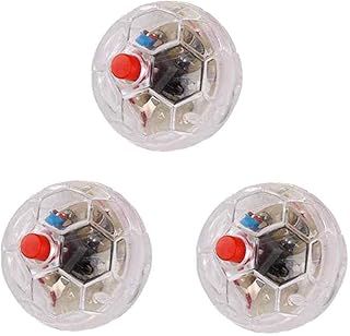 ATIN 3x Ghost Hunting Touch Activated Flashing Balls,Ghost Hunting Motion Light Up Cat Dog Balls,Paranormal Equipment Pet Balls Toy
