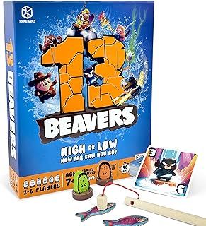 13 Beavers Board Game: Fun Family Board Game for Ages 7+ | 2-6 Players | Best New Board Games for Kids, Teens and Adults