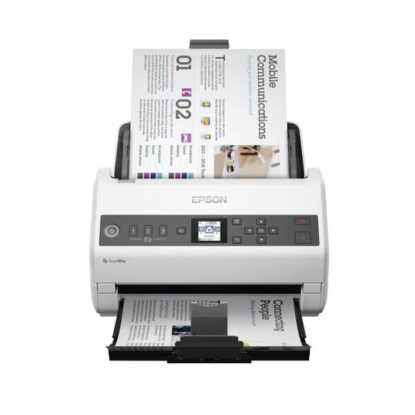 Epson Workforce DS-730N Network Sheetfed Business Scanner - 40PPM - Ethernet & USB