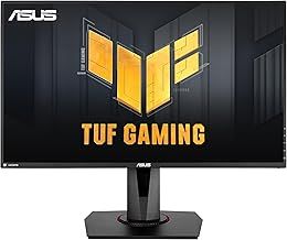 ASUS TUF Gaming VG279QM HDR Gaming Monitor - 27 Inch Full HD (1920 x 1080), Fast IPS, 280Hz, 1 ms (GTG), Extreme Low Motion Blur Sync, G-SYNC Compatible, DisplayHDR 400, Black