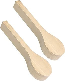BeaverCraft Spoon Carving Kit Spoon Blank Wood for Carving - Whittling Wood Spoon Carving - Basswood Carving Blocks Craft Wood Spoon Blanks for Crafts - Blank Wooden Blocks Unfinished Wood Carving