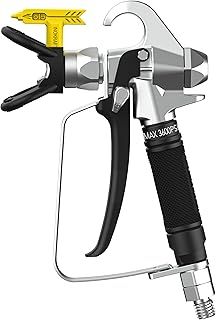 InoKraft Airless Paint Spray Gun High Pressure 3600 PSI with Reversible Nozzle Tip Swivel Joint for Airless Paint Sprayers MaXpray M1 & M3, Paint Sprayer Accessories