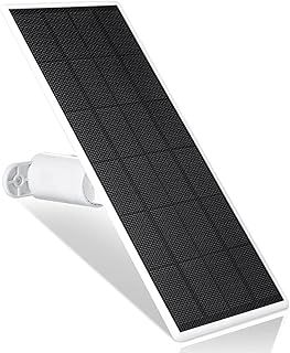 Wasserstein Solar Panel for Google Nest Cam Outdoor or Indoor, Battery - 2.5W Solar Power - Made for Google Nest (2-Pack)