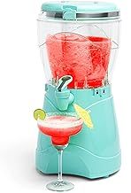 Nostalgia Frozen Drink Maker and Margarita Machine for Home - 3.7L, Slushy Maker with Stainless Steel Flow Spout - Easy to Clean and Double Insulated - Aqua
