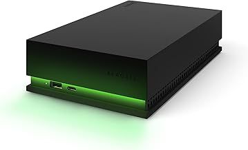 Seagate Game Drive Hub 8TB, External Hard Drive Desktop, USB 3.2 Gen 1, Dual USB-C and USB-A ports, Xbox Certified, with RGB LED lighting, Data Rescue Services (STKW8000402)