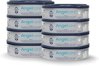 Angelcare Octagonal Refill, 8 Pack, for Classic XL Nappy Bin
