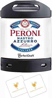 PerfectDraft Peroni Beer Keg for Perfect Draft Machine, 6 Litre | Celebration Spirits Beer Mats