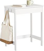 SoBuy Computer Desk Workstation Writing Desk Children Teenagers Desk White W60 x D40 x H76cm FWT43-W