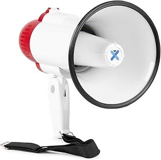 VONYX Megaphone Loudhailer with Siren