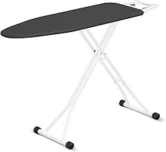 Ironing Board, 110 x 30cm - T Leg Design Folding Non Slip Adjustable Height 85-92cm Lightweight Iron Board Rack, Black