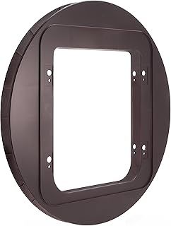 Sure Petcare SureFlap Pet Door Mounting Adaptor, Used with Sure Petcare SureFlap Microchip Pet Door for Cats and Small Dogs, Install in Glass Doors and Windows, Pack of 2, Brown