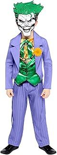 amscan Childs Boys Officially Licensed Warner Bros. DC Comics Joker Fancy Dress Costume