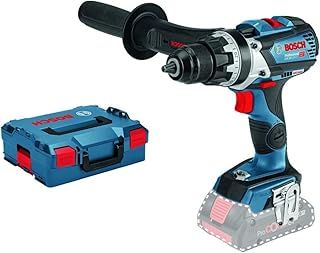 Bosch Professional 18V System Cordless Drill Driver GSR 18V-110 C (incl. Aux. Handle, L-BOXX 136, without battery/charger)